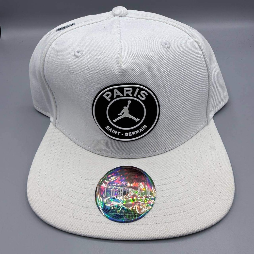 Air Jordan Paris Saint Germain‎ Hat Men White Jumpman Snap Back Cap